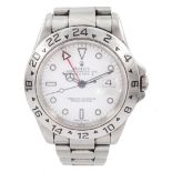 Rolex Oyster Perpetual Date Explorer II gentleman's stainless steel wristwatch