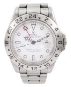 Rolex Oyster Perpetual Date Explorer II gentleman's stainless steel wristwatch