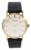 Longines gentleman's 9ct gold manual wind presentation wristwatch