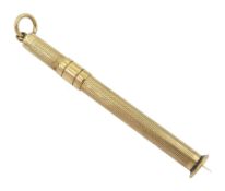 Early 20th century 9ct gold toothpick