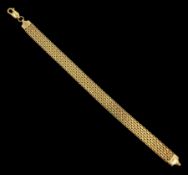 9ct gold mesh link bracelet