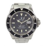 Rolex Oyster Perpetual Date Submariner gentleman's stainless steel automatic wristwatch