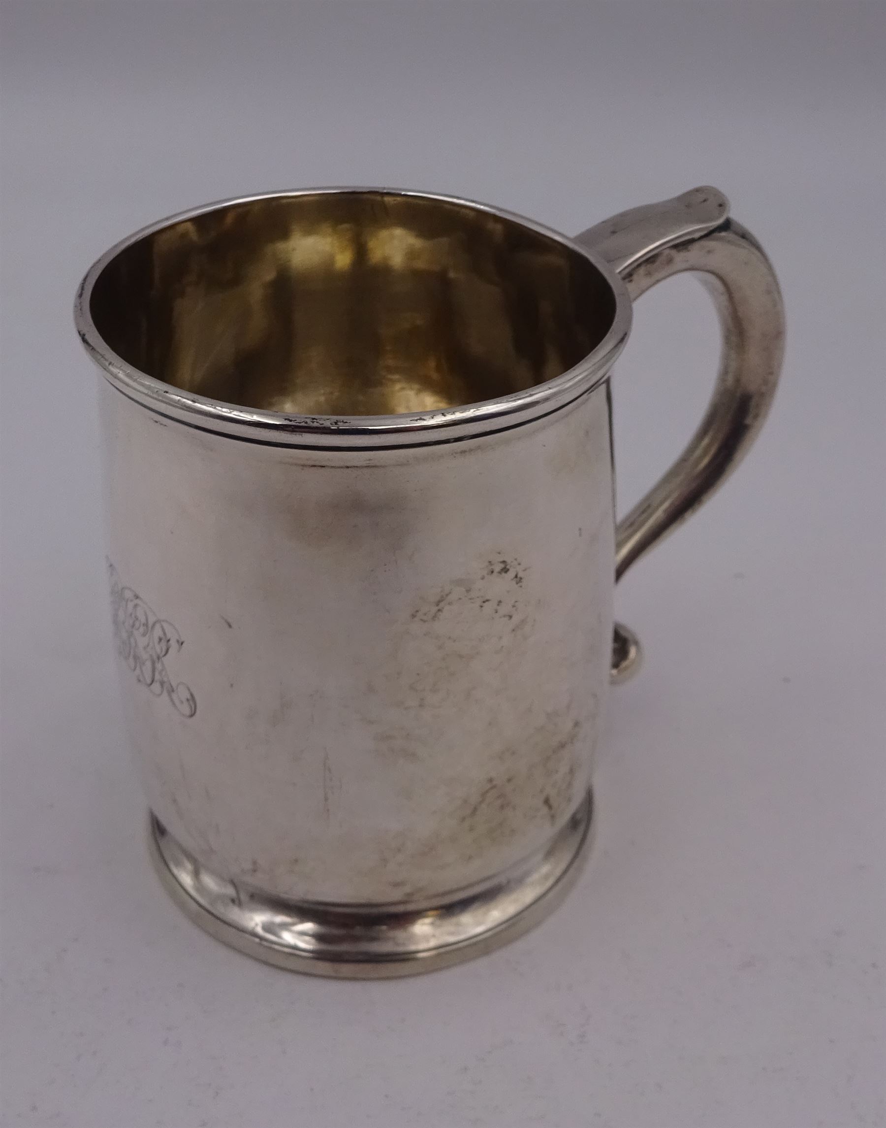 George I silver christening mug - Image 2 of 5