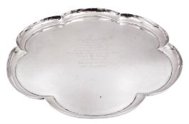 Mid 20th century silver tray