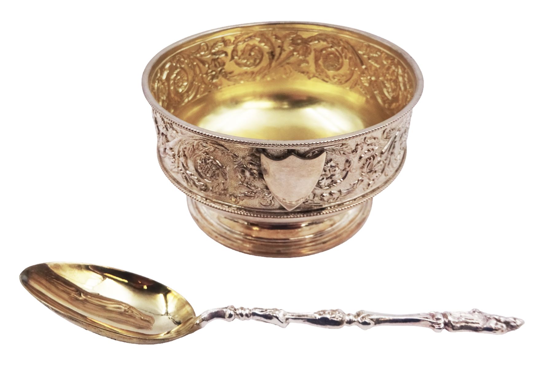 Victorian silver bowl