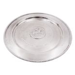 Modern limited edition silver salver