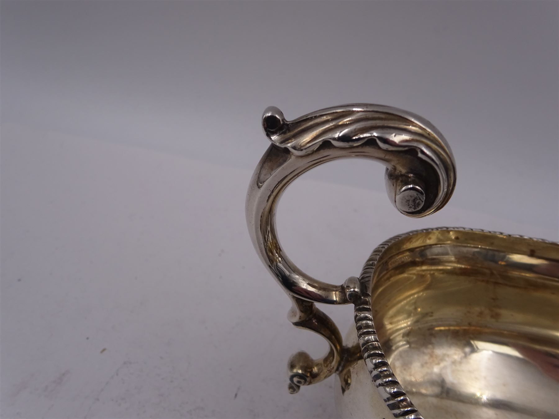 Victorian silver sauce boat - Image 3 of 5