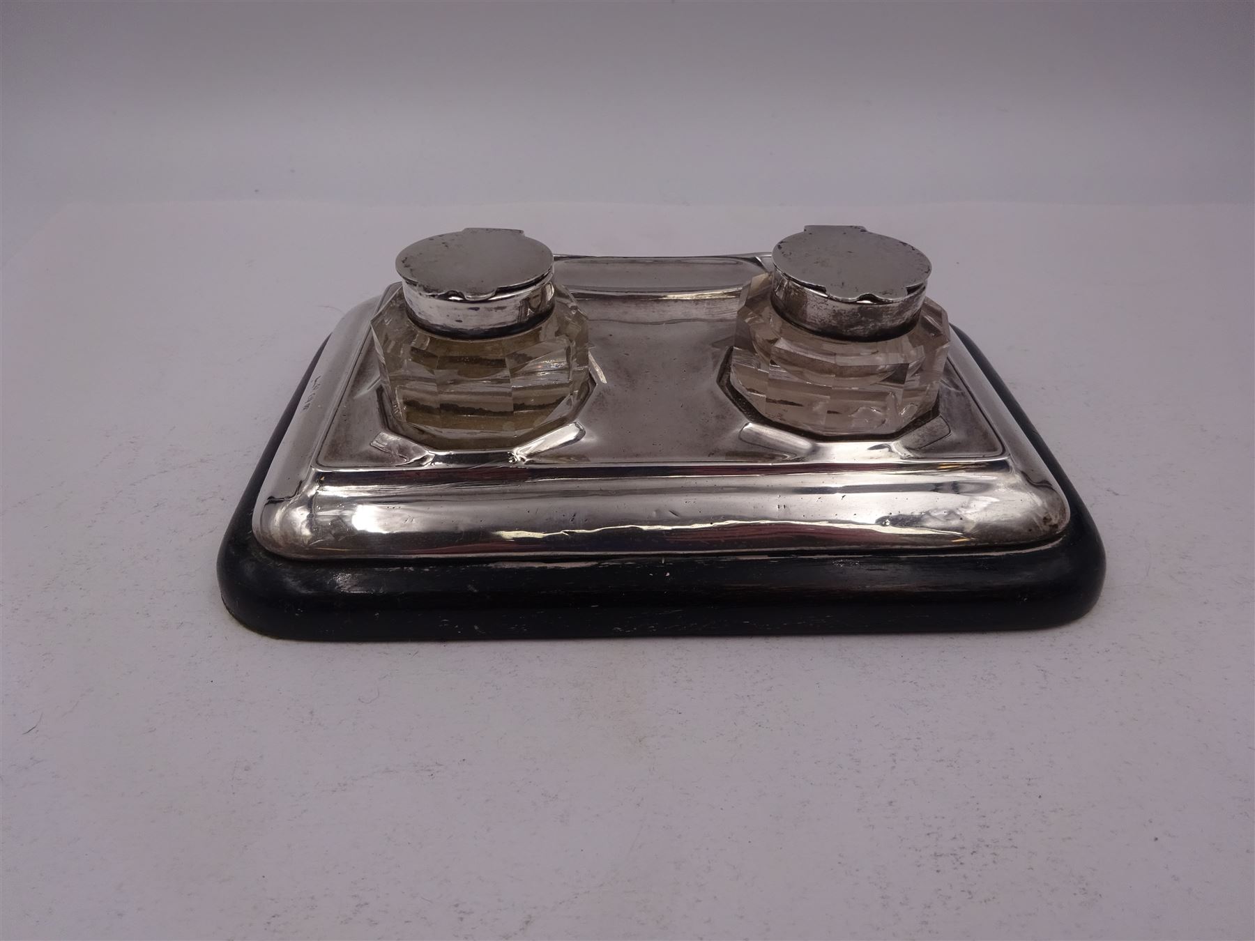 1920s silver desk stand - Image 2 of 4