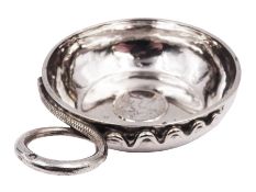 French silver dish