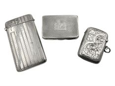 1920s silver cigarette case