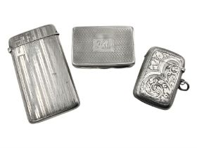 1920s silver cigarette case