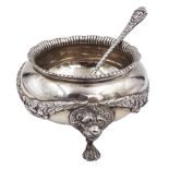 Early 20th century silver open sucrier