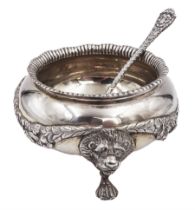 Early 20th century silver open sucrier