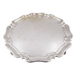 Mid 20th century silver salver