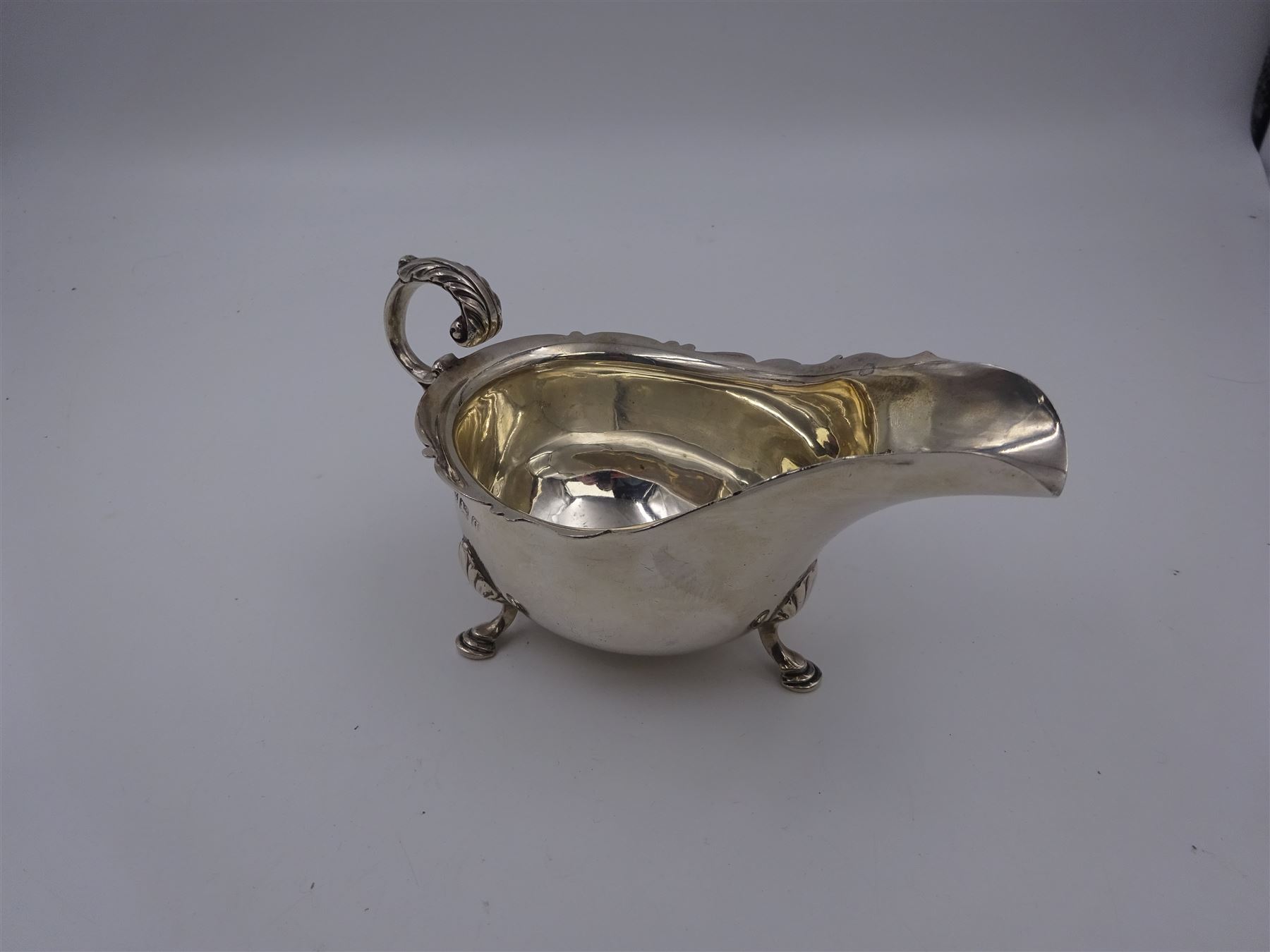 Early 20th century silver sauce boat - Image 2 of 4