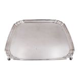 1930s silver tray