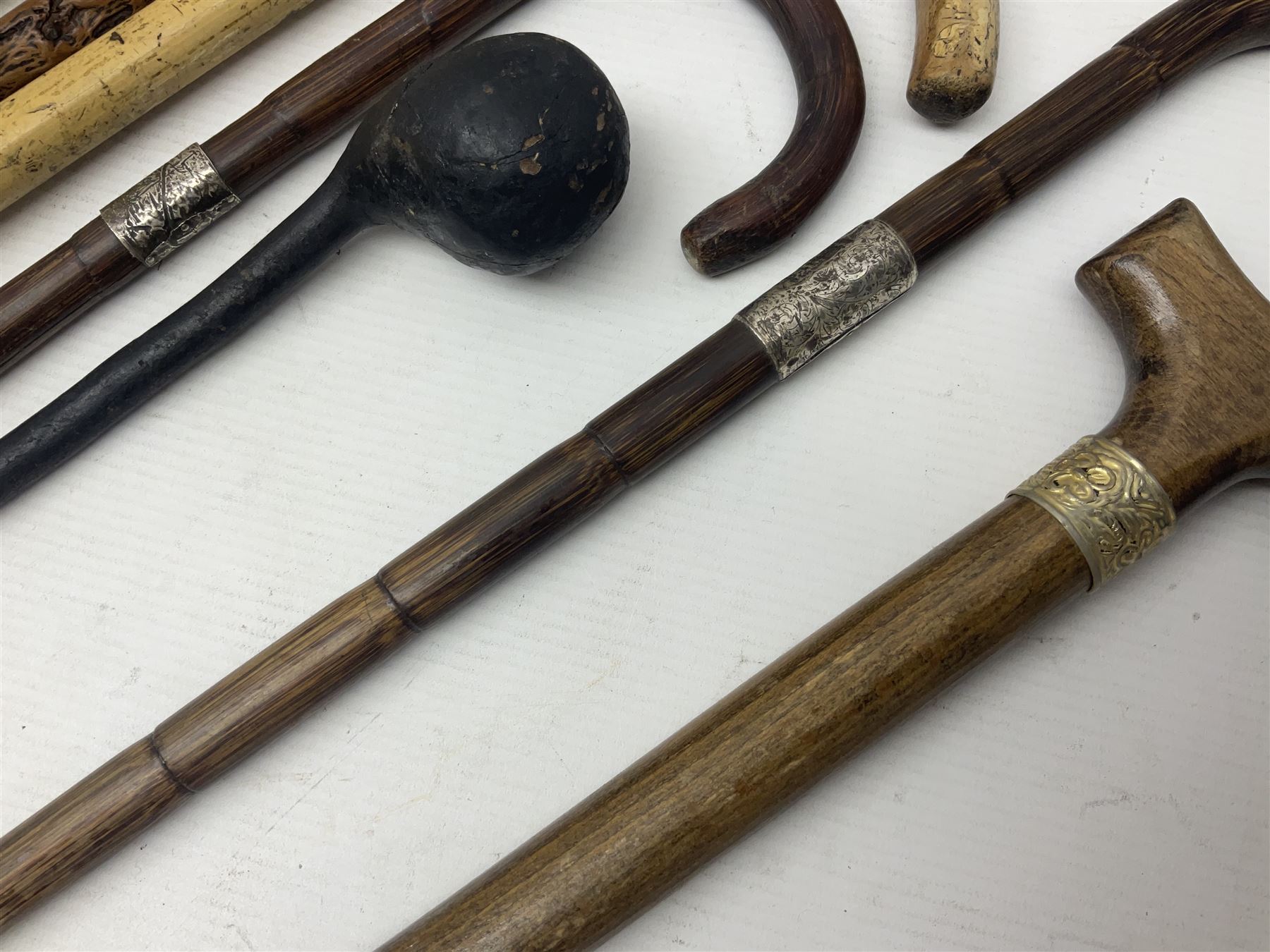 Collection of walking sticks - Image 3 of 17