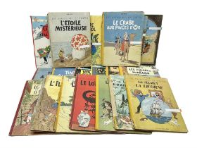 Twenty one first edition Herge