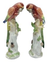 Pair of 20th century Dresden figures