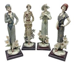 Set of four Giuseppe Armani Florence figures