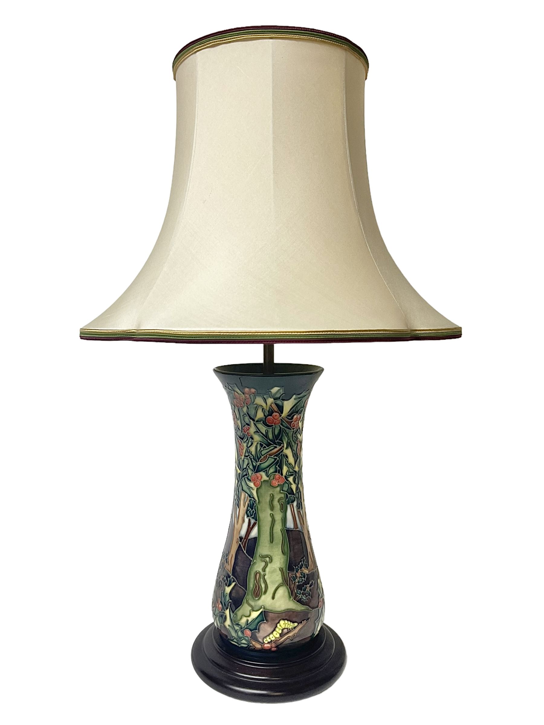 Moorcroft table lamp