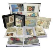 Collection of Victorian and later postcards and greeting cards