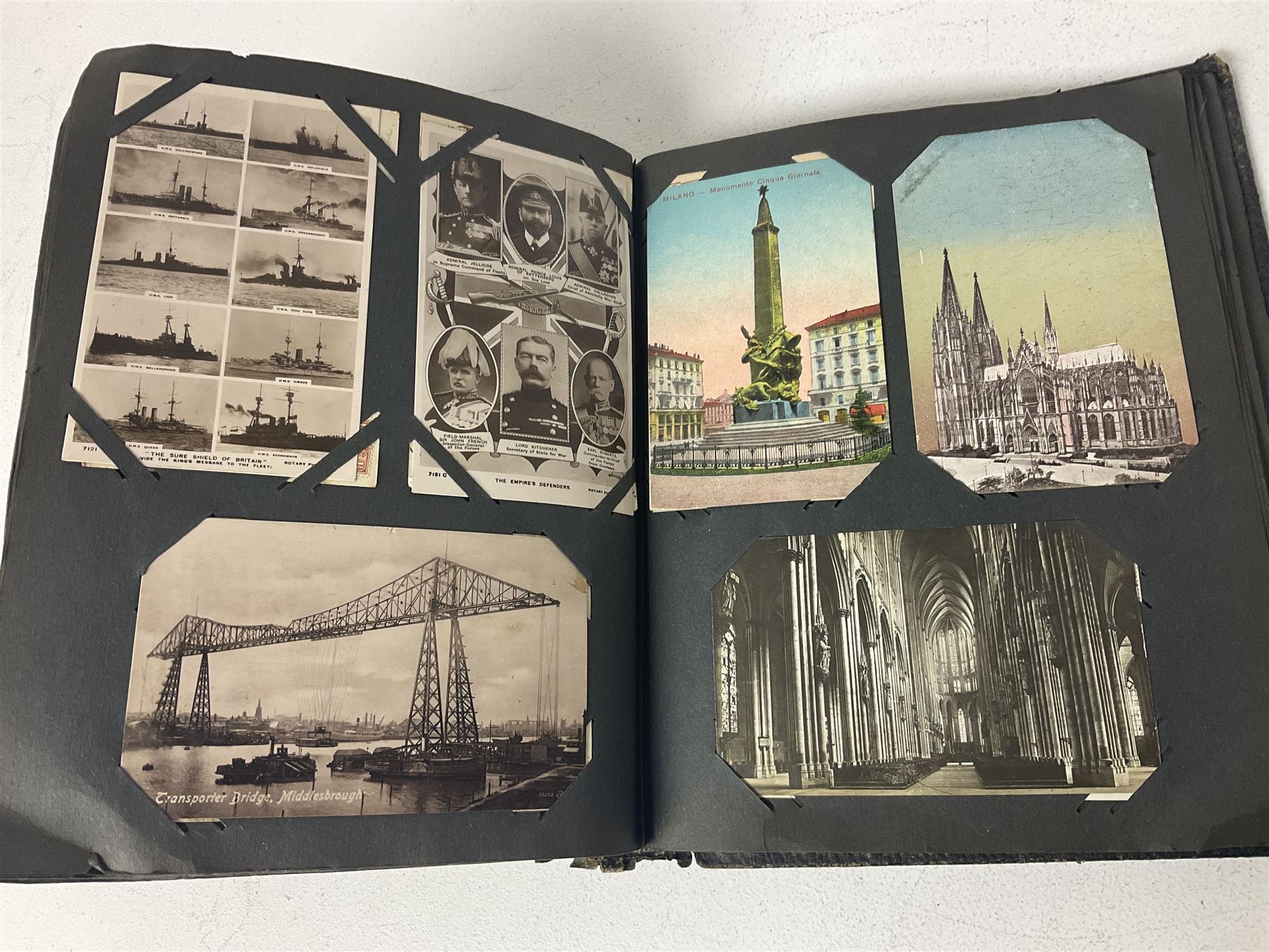 Postcard album with Victorian and later postcards - Image 12 of 12