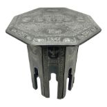 Anglo-Indian octagonal occasional table