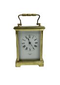 French - 20th century timepiece carriage clock
