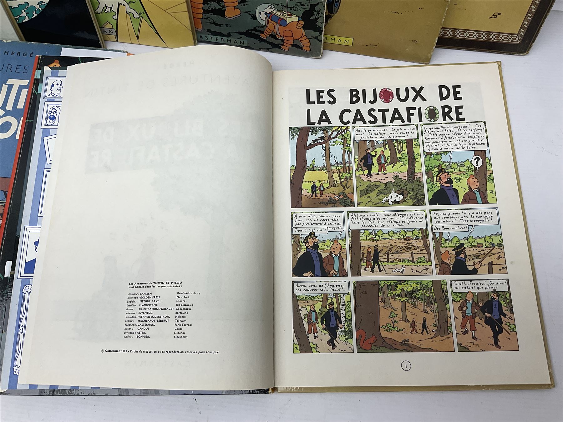 Twenty one first edition Herge - Image 15 of 22