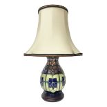 Moorcroft table lamp