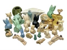 Collection of Sylvac and similar animal figures