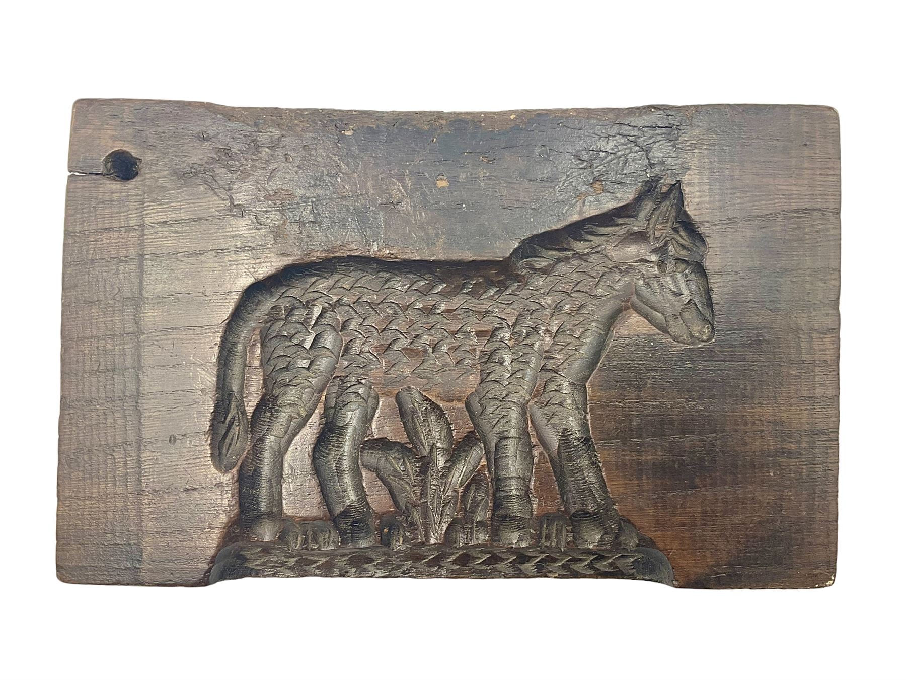 18th Century Gingerbread mould modelled as a donkey