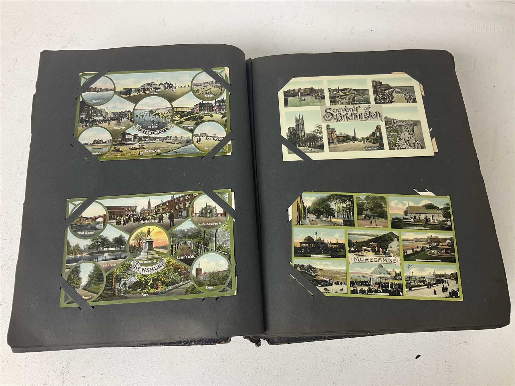 Postcard album with Victorian and later postcards - Image 6 of 12