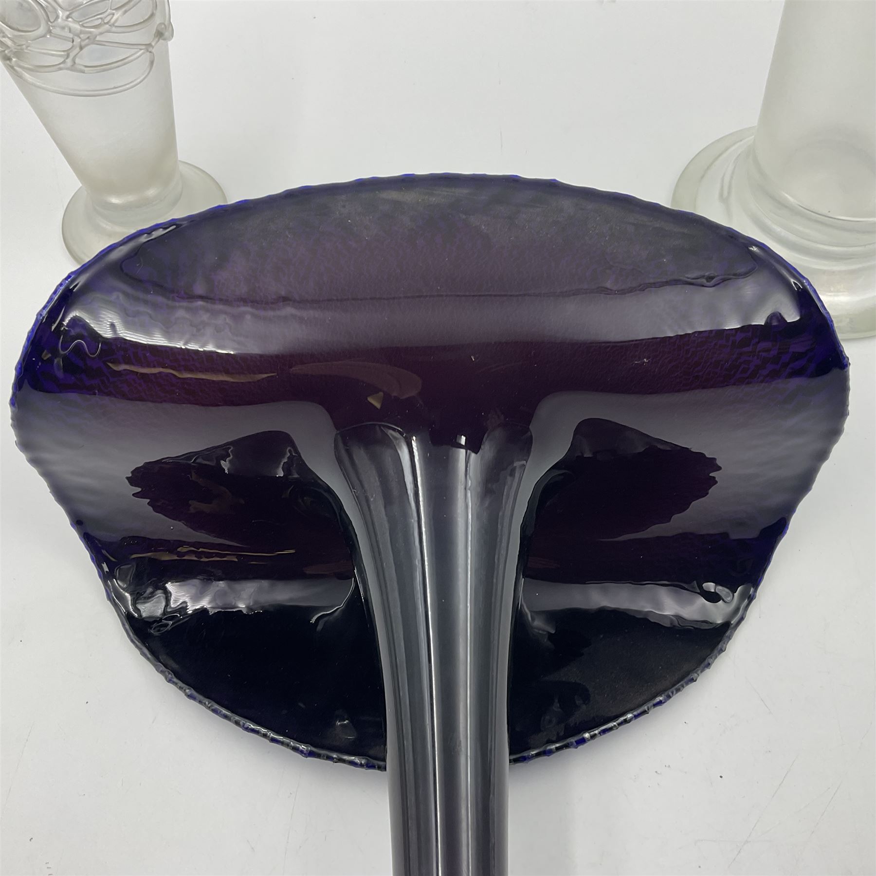 20th Century studio glass Okra Jack in the Pulpit vase - Image 6 of 16