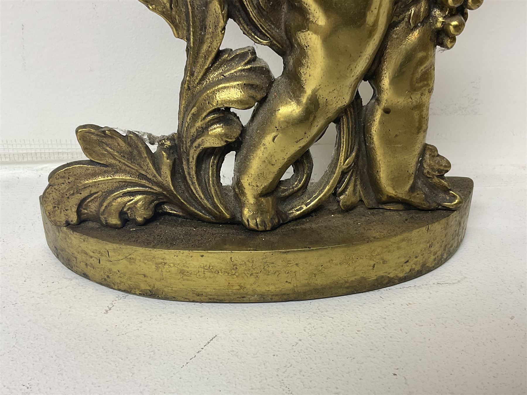 Cast brass door stop - Image 9 of 10