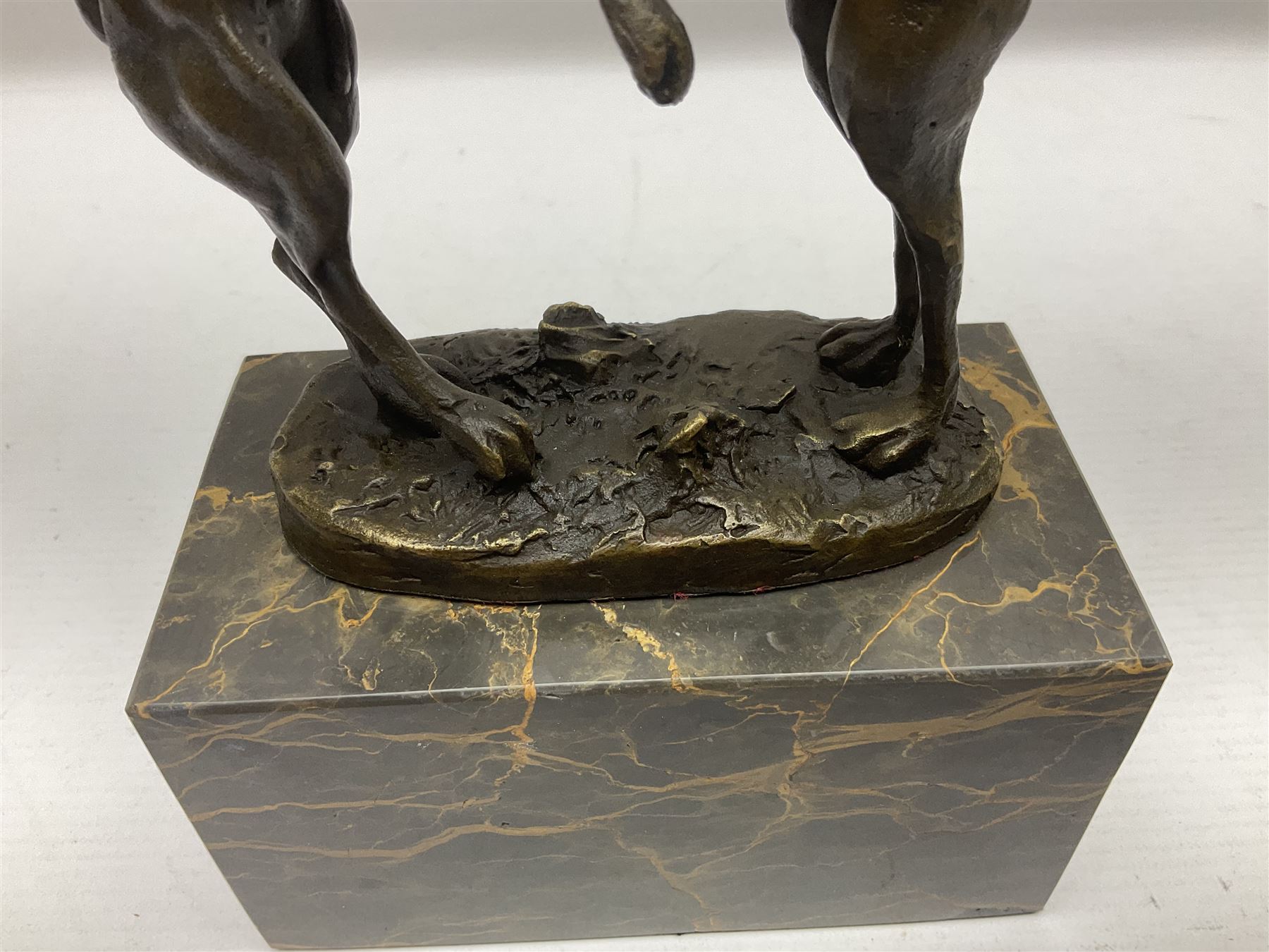 Bronze figure group - Image 4 of 6