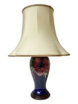 Moorcroft table lamp