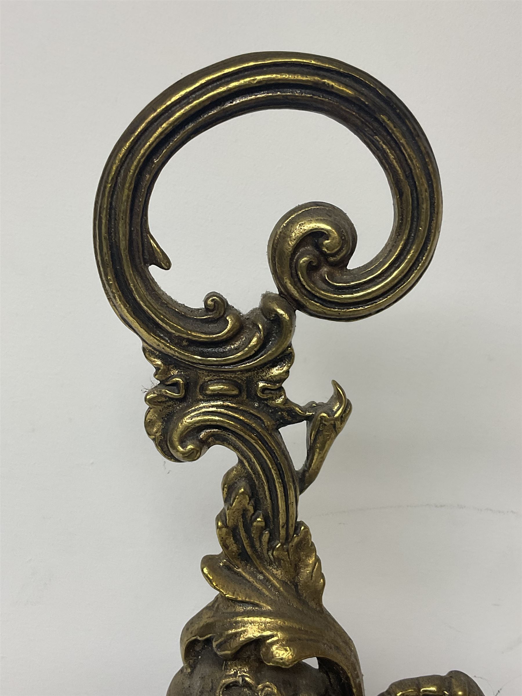 Cast brass door stop - Image 7 of 10