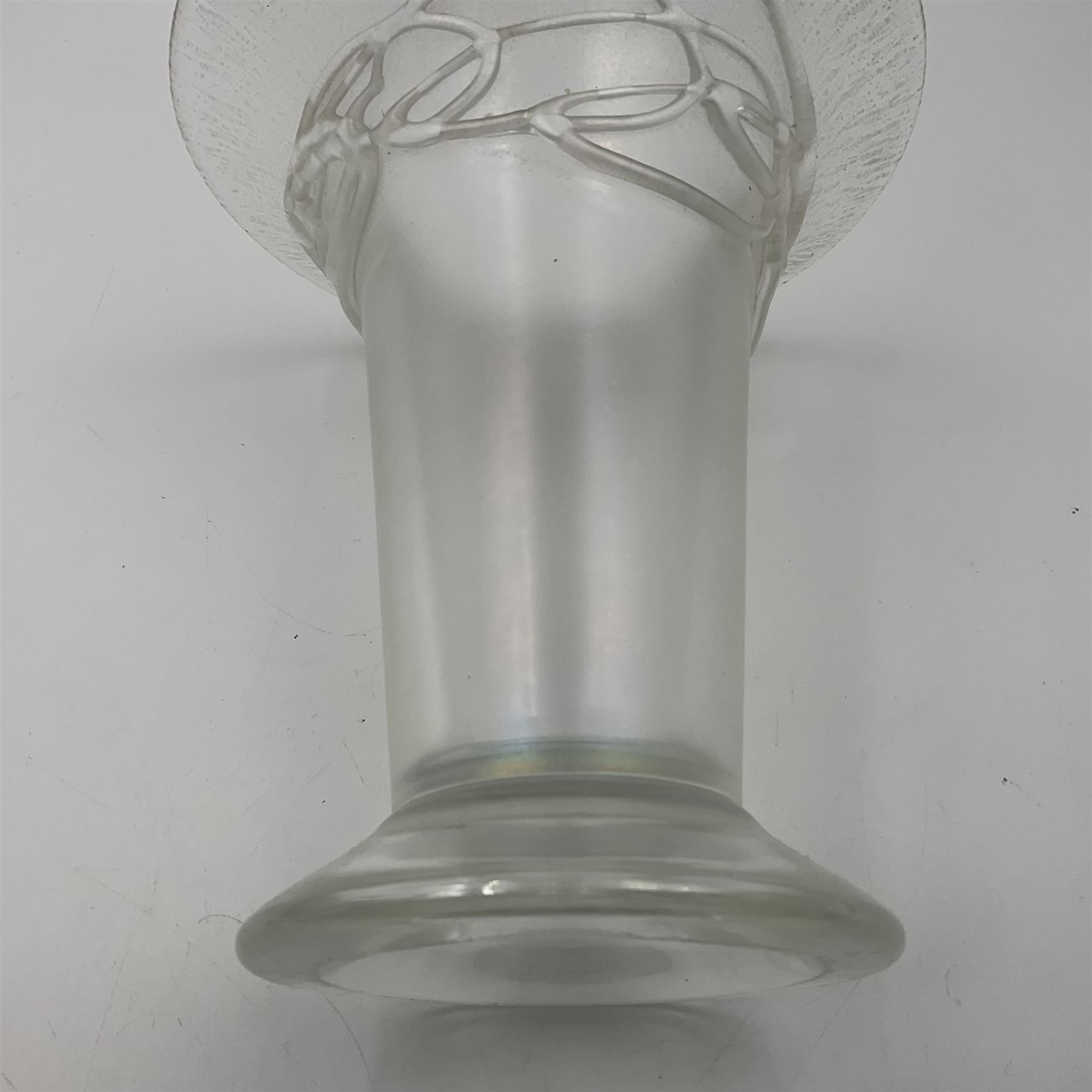 20th Century studio glass Okra Jack in the Pulpit vase - Image 11 of 16