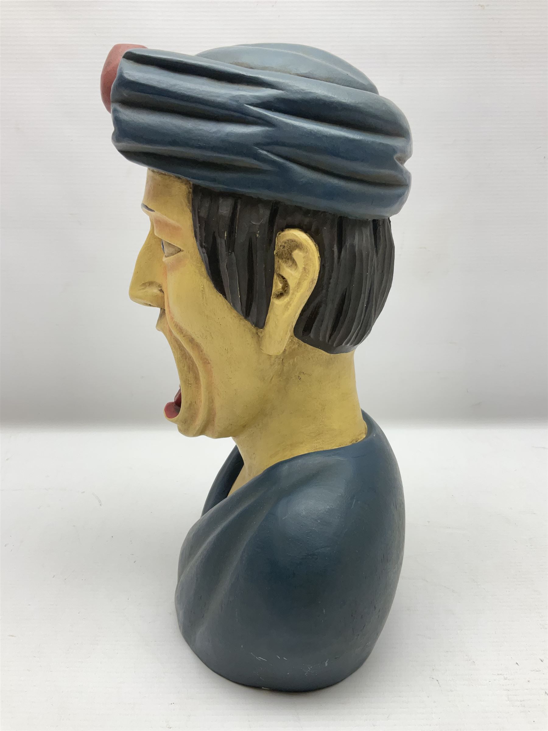 Painted pharmacist gaper display head - Image 3 of 6