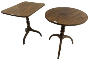 Georgian mahogany tilt-top occasional table