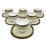 Wedgwood Cornucopia pattern tea service for six