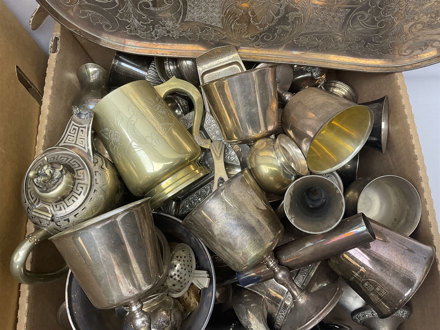 Large collection of silver plate - Image 3 of 7
