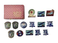 Collection of vintage mid 20th century Butlins enamel badges