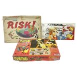 Vintage games comprising Waddington’s 1960s ‘Risk’