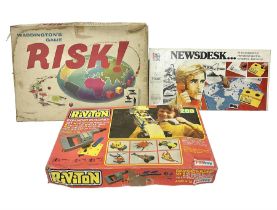 Vintage games comprising Waddington’s 1960s ‘Risk’
