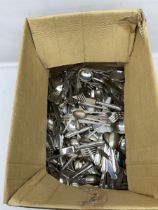 Large collection of silver plated cutlery