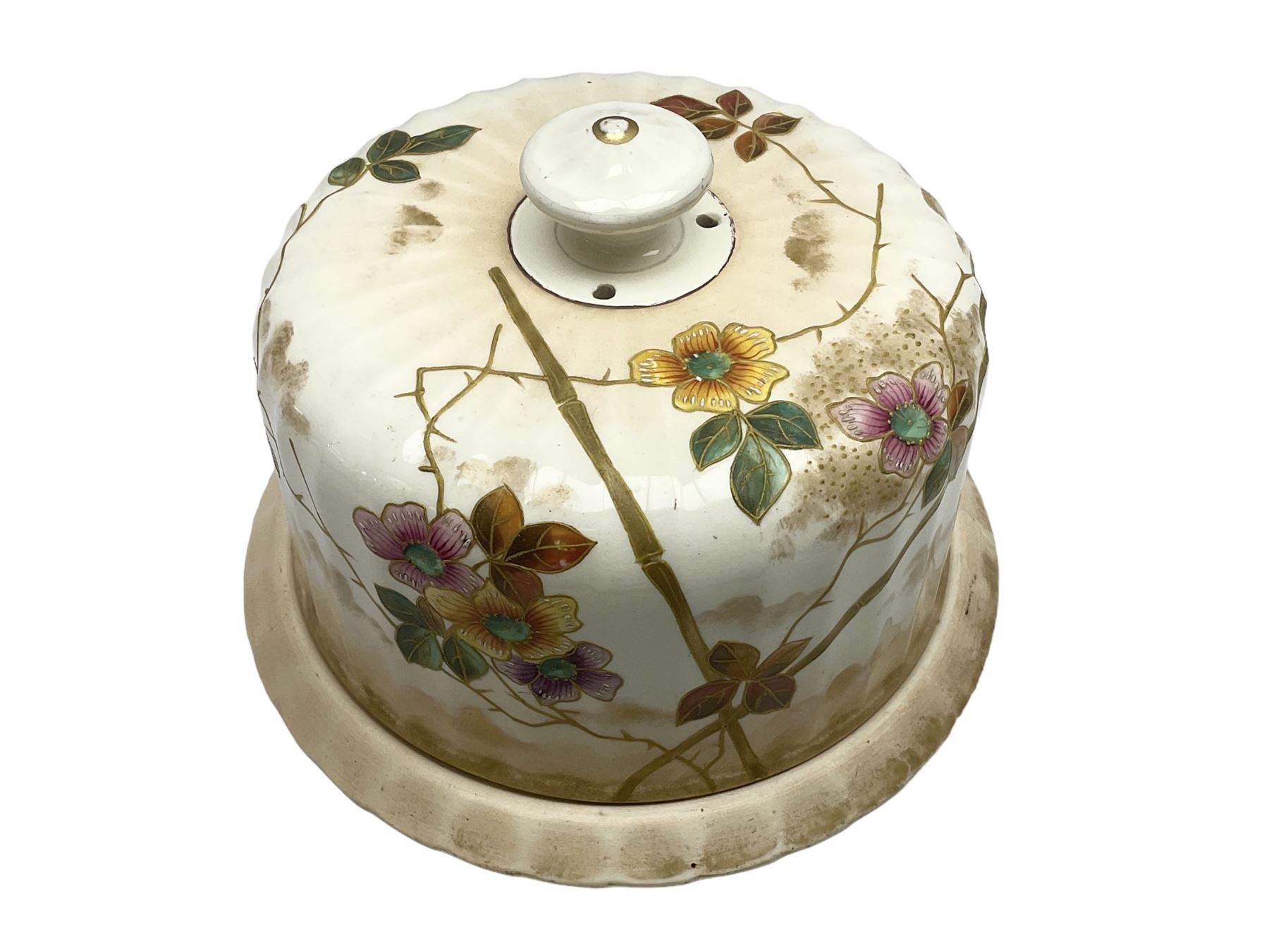 Royal Bonn Franz Anton Mehlem cheese dome and stand