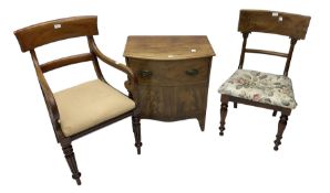 Early 19th century mahogany armchair